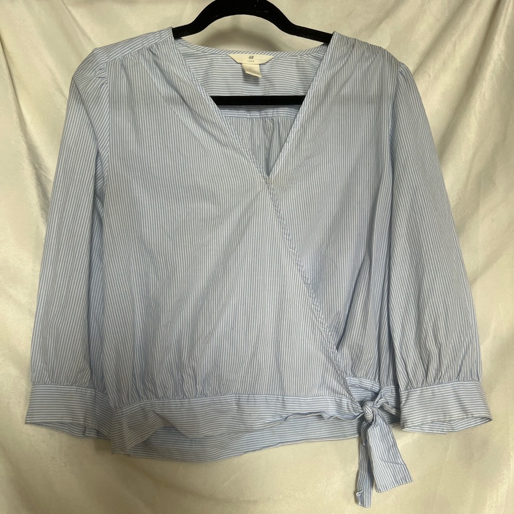 H&M faux wrap top